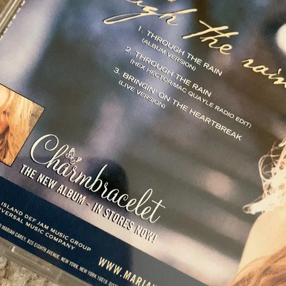 Rare Mariah Carey Through The Rain Single!! - Picture 6 of 6
